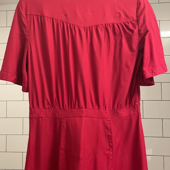 Red Silk Marc by Marc Jacobs Vintage Dress - Picture 4 of 4